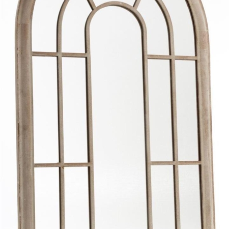 Large Garden Arched Window Mirror