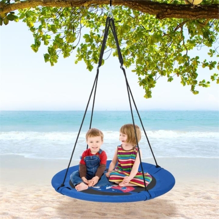 indoor swing with oxford mat for kids