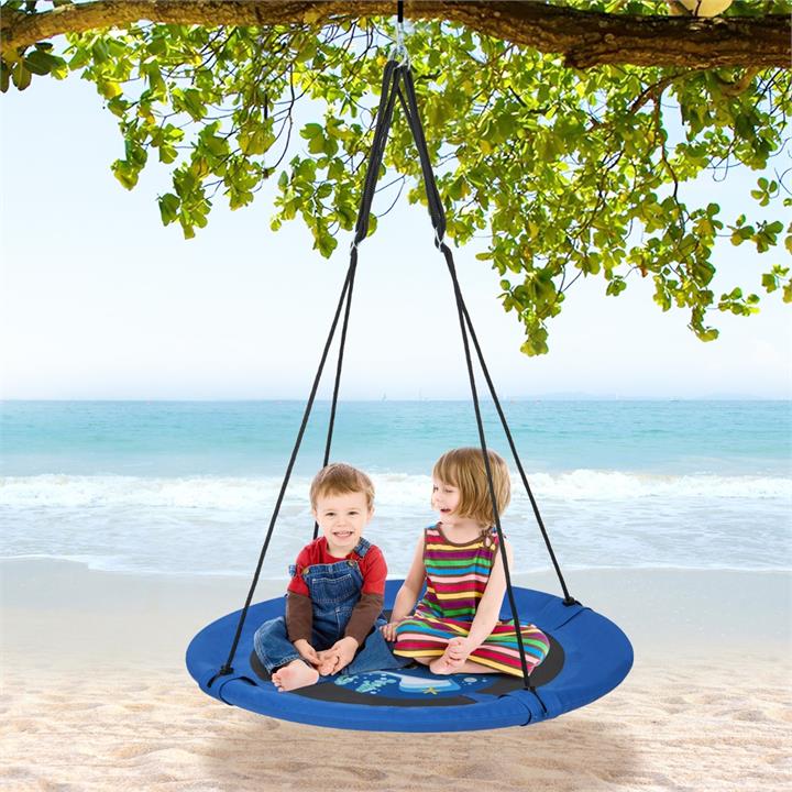 indoor swing with oxford mat for kids