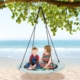 indoor swing with oxford mat for kids