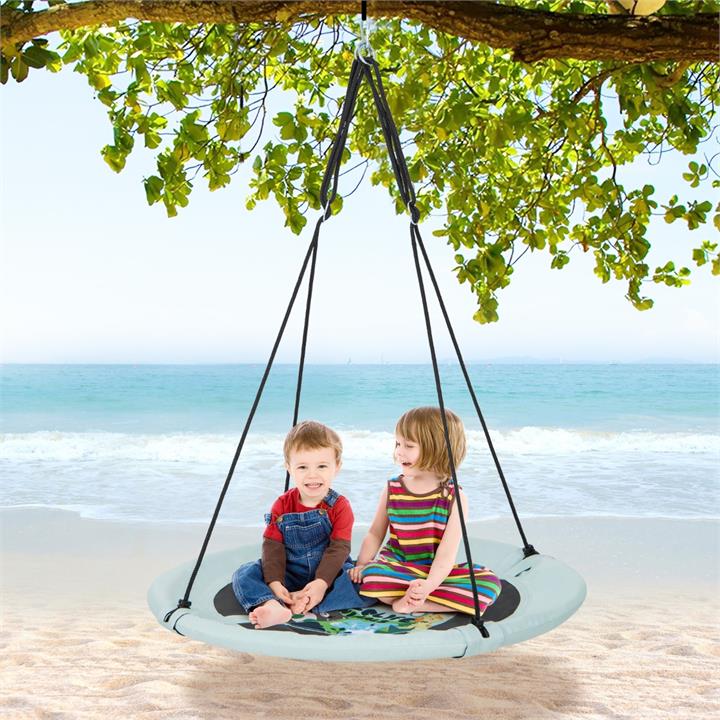 indoor swing with oxford mat for kids