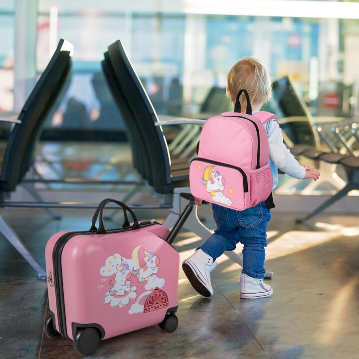 ride-on and carry-on suitcase