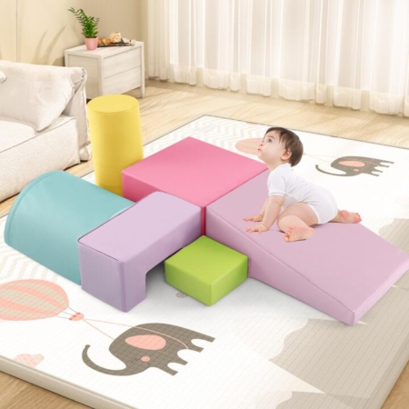 climb and crawl foam play set