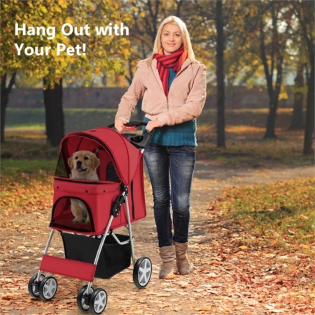 Travel pet stroller