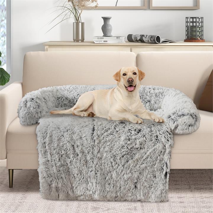 Plush dog couch bed for large/medium/small dogs