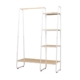 Artiss Clothes Rack Coat Stand 150cm Hanger Closet White