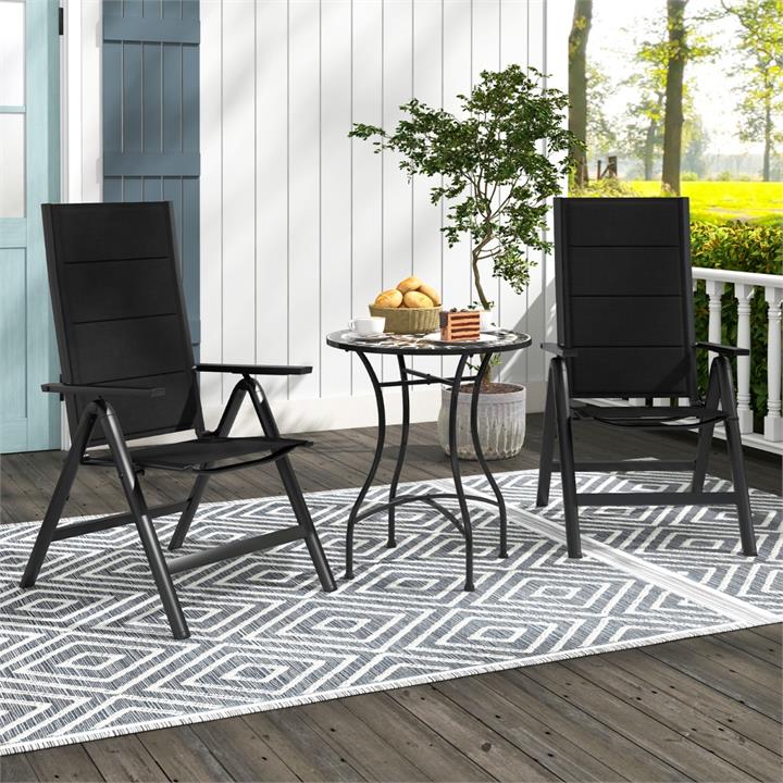 patio folding chair set of 1/2