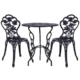 Gardeon Outdoor Setting 3-Piece Table & Chairs - Patio Furniture