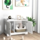 Cat litter box enclosure