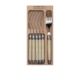 Laguiole by Andre Verdier Debutant Table Fork Set of 6 Ivory