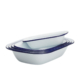 Falcon Enamelware Oblong Pie Dish Set 5pc White