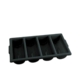 Chef Inox Cutlery Box 4 Compartment Black