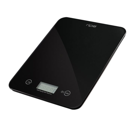 Ripe Reflection Glass Kitchen Scale 10kg Caviar