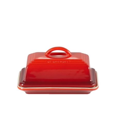 Le Creuset Stoneware Butter Dish Cerise