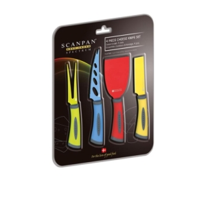 Scanpan Spectrum Cheese Knife Set 4pc