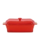 Chasseur La Cuisson Rectangular Dish with Lid 40x23cm Inferno Red