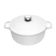 Chasseur Round French Oven 26cm - 5L Brilliant White