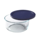 Pyrex Round Glass Storage 1.65L Blue