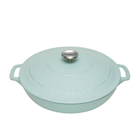 Chasseur Round Casserole 30cm - 2.5L Duck Egg Blue