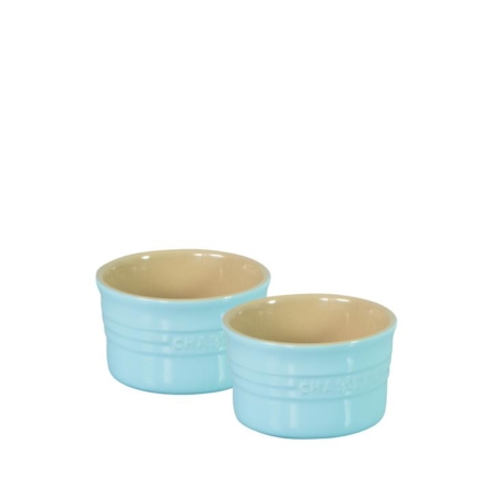 Chasseur La Cuisson Ramekin Set 2pc Duck Egg Blue