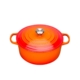 Le Creuset Signature Cast Iron Round Casserole 20cm - 2.4L Volcanic