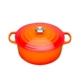 Le Creuset Signature Cast Iron Round Casserole 24cm - 4.2L Volcanic