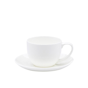 Ecology Canvas Tea Cup and Saucer 275ml White