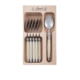 Laguiole by Andre Verdier Debutant Teaspoon Set of 6 Ivory