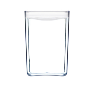 ClickClack Pantry Cube Container with White Lid 4.3L