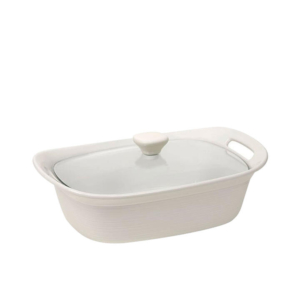 Corningware Etch White Covered Casserole 2.35L