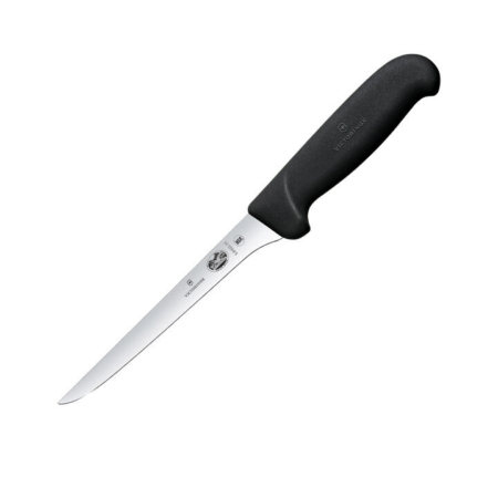 Victorinox Straight Edge Narrow Blade Boning Knife 15cm Black