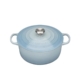 Le Creuset Signature Cast Iron Round Casserole 20cm - 2.4L Coastal Blue