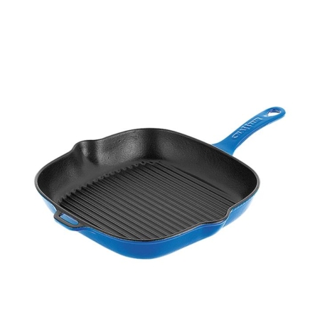 Chasseur Square Grill Pan 25cm Imperial Blue