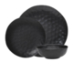 Ecology Speckle Dinner Set 12pc Ebony