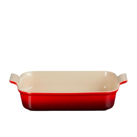 Le Creuset Stoneware Heritage Rectangular Dish 32cm- 3.8L Cerise