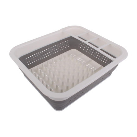 Madesmart Collapsible Dish Rack Small White