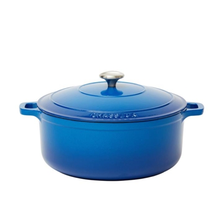 Chasseur Round French Oven 26cm - 5L Imperial Blue