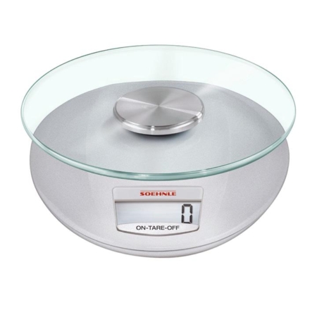 Soehnle Roma Digital Kitchen Scale 5kg Silver