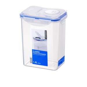 Lock & Lock Classic Rectangular Tall Container with Flip Pour Lid 1.8L