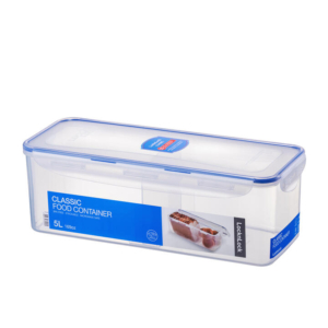 Lock & Lock Classic Rectangular Bread Bin with Divider