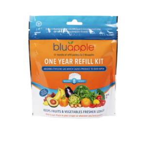 Bluapple Classic Fruit & Vegetable Saver One Year Satchel Refill Kit