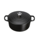 Le Creuset Signature Cast Iron Round Casserole 22cm - 3.3L Satin Black