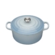 Le Creuset Signature Cast Iron Round Casserole 22cm - 3.3L Coastal Blue