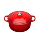 Le Creuset Signature Cast Iron Round Casserole 22cm - 3.3L Cerise