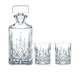 Nachtmann Noblesse Decanter and Tumbler Set 3pc