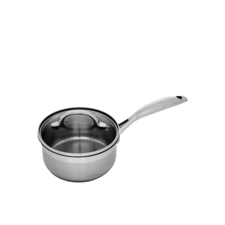 Swiss Diamond Premium Steel Saucepan with Lid 16cm - 1.5L