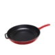 Chasseur Enamelled Cast Iron Frypan 28cm Chilli Red