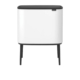 Brabantia Bo Touch Dual Bin 11L+23L White