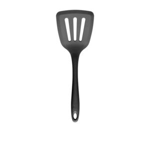 Zeal Silicone Slotted Turner Charcoal
