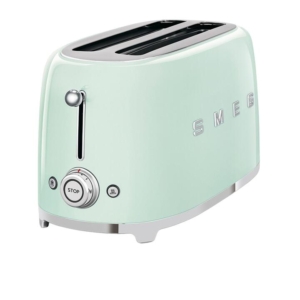 Smeg 50's Retro Style TSF02 4 Slice Toaster Pastel Green